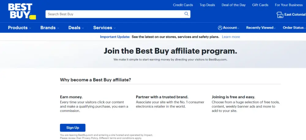 Introduction to Best Buy Affiliate Program: Partnering with a Leading Electronics Retailer